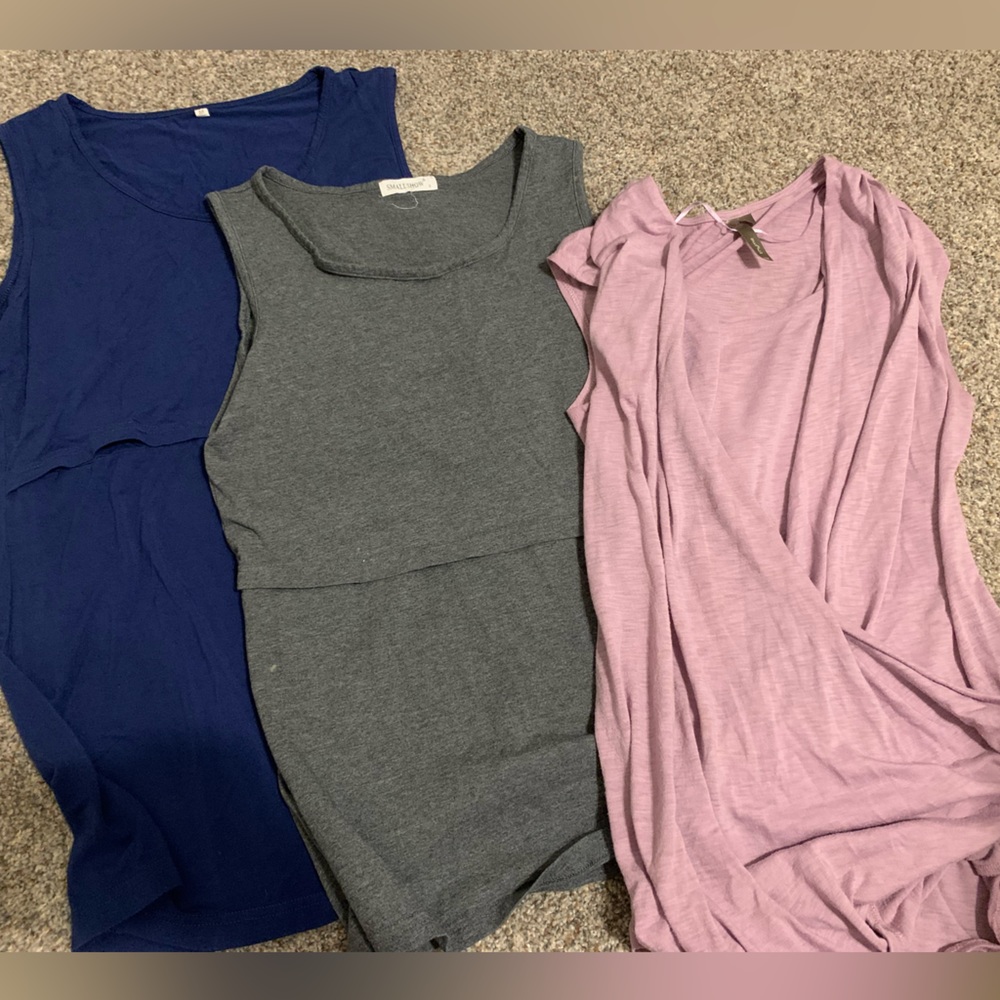 Bundle of nursing tank tops